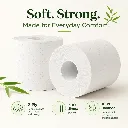 Bamboo Toilet Paper – 24 Rolls, 300 Sheets per Roll