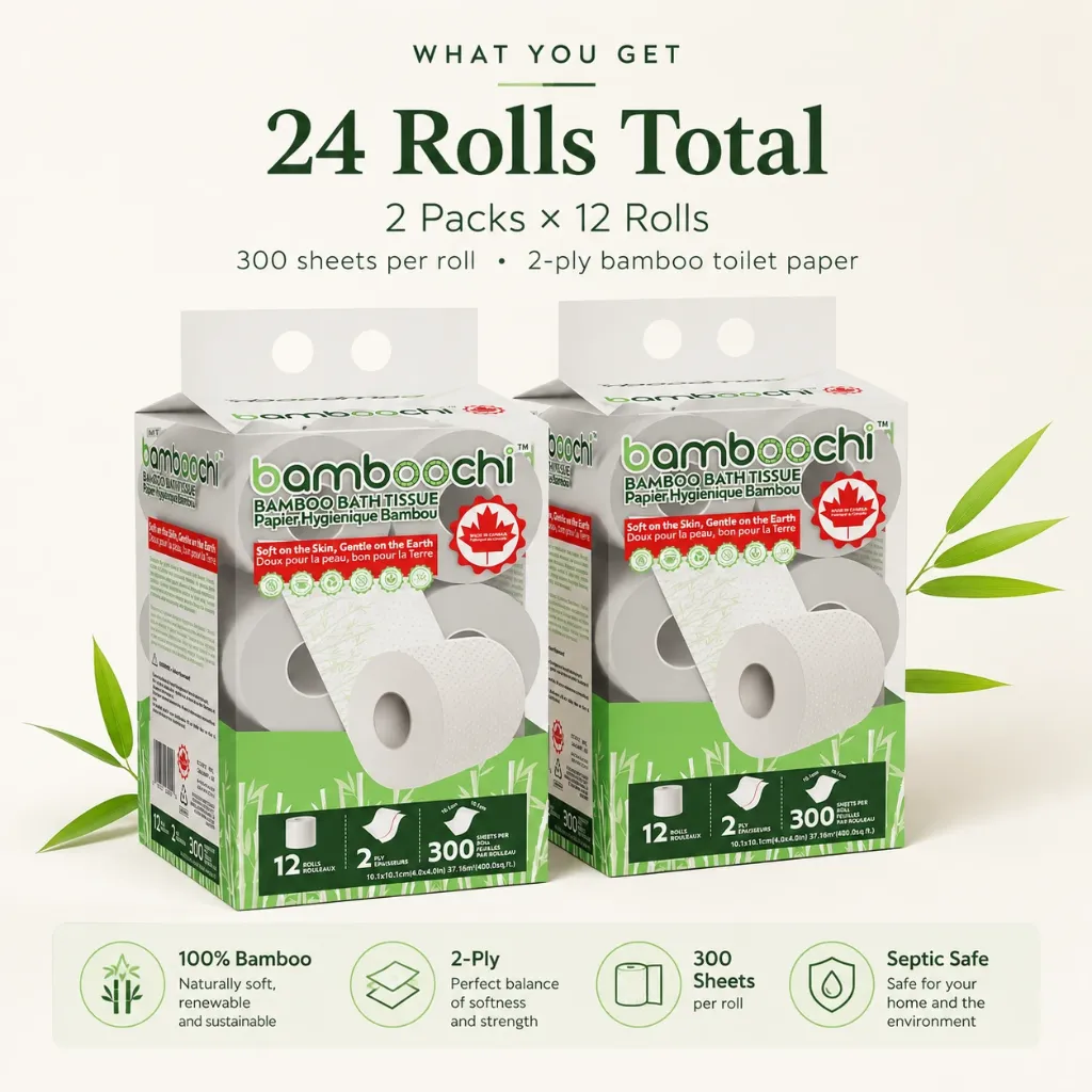 Bamboo Bath Tissue -Cube